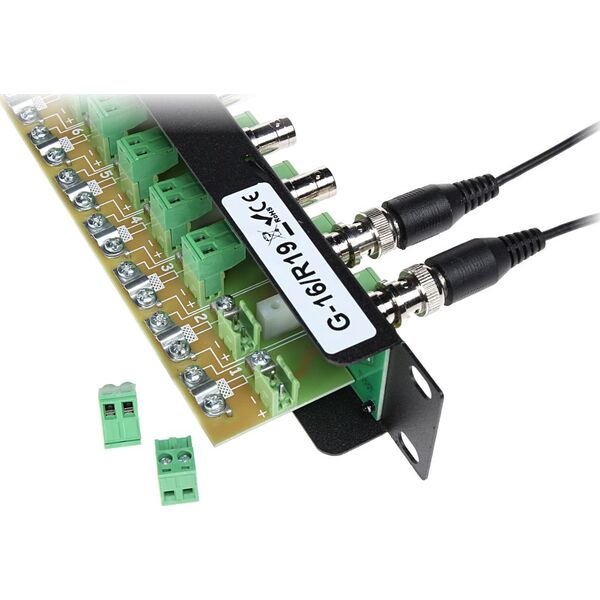 Delta Patch panel 19" 16x BNC (G-16/R19)