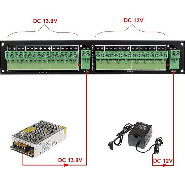 Delta Rozgałęźnik zasilania 16x wyjście DC (LZ-10/POL/R)