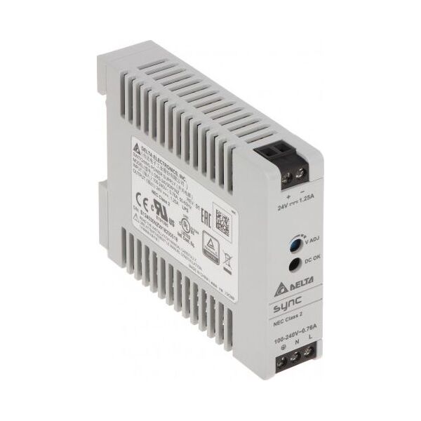 Delta ZASILACZ IMPULSOWY DRS-24V30W-1NZ Delta Electronics
