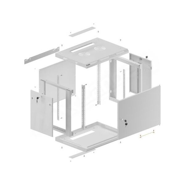 Szafa Lanberg Wisząca 19" 9U (WF01-6409-00S)