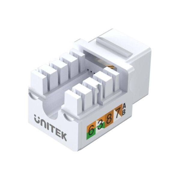 Unitek Moduł keystone port RJ-45 kat.6 UTP (T012A)
