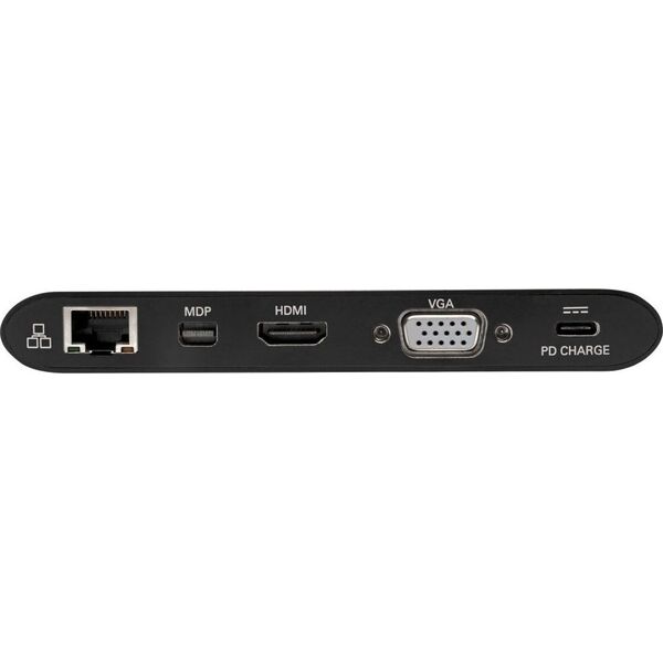 Stacja/replikator Tripp Lite Tripp Lite USB-C Dock, Dual Display - 4K HDMI/mDP, VGA, USB 3.2 Gen 1, USB-A/C Hub, GbE, Memory Card, 100W PD Charging