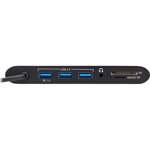 Stacja/replikator Tripp Lite Tripp Lite USB-C Dock, Dual Display - 4K HDMI/mDP, VGA, USB 3.2 Gen 1, USB-A/C Hub, GbE, Memory Card, 100W PD Charging