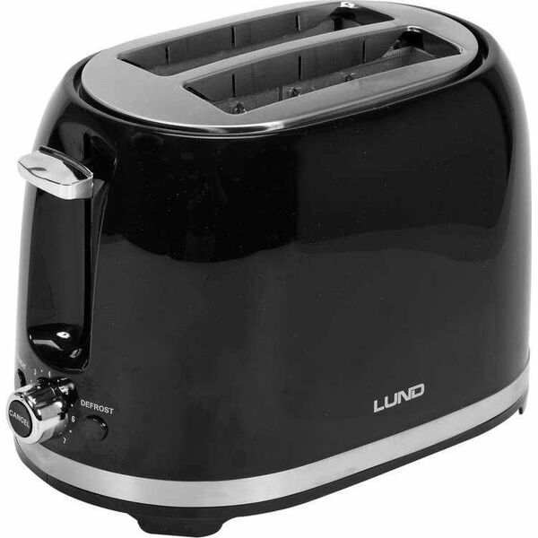 Toster Lund 700-850W Czarny (67500)