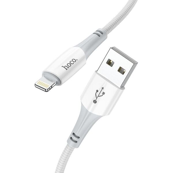 Kabel USB Partner Tele.com USB-A - Lightning Biały