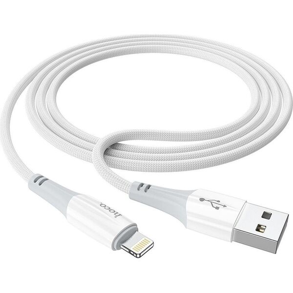 Kabel USB Partner Tele.com USB-A - Lightning Biały