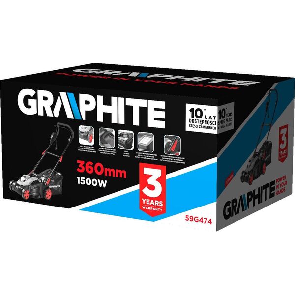 Kosiarka elektryczna Graphite 59G474