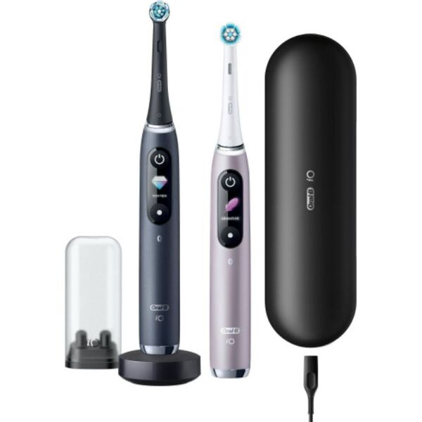 Szczoteczka Oral-B iO Series 9 Duo 2 szt. Black Onyx/Rose Quartz
