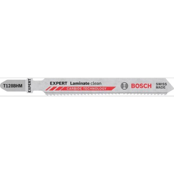 Bosch Brzeszczoty do wyrzynarek EXPERT Laminate Clean T128BHM 3 szt.