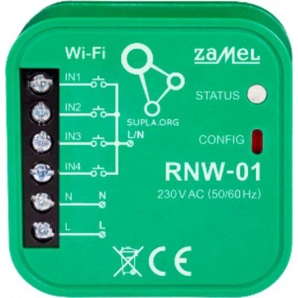 Zamel Interfejs 4-wejść WI-FI dopuszkowy RNW-01