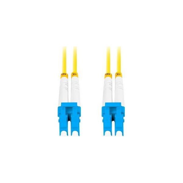 Lanberg PATCHCORD ŚWIATŁOWODOWY SM LC/UPC-LC/UPC DUPLEX 3.0MM LSZH G657A1 3M ŻÓŁTY LANBERG