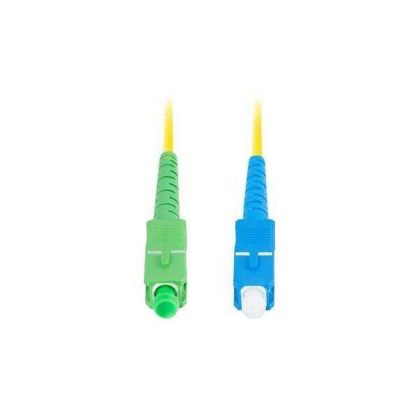 Lanberg PATCHCORD ŚWIATŁOWODOWY SM SC/APC-SC/UPC SIMPLEX 3.0MM LSZH G657A1 5M ŻÓŁTY LANBERG
