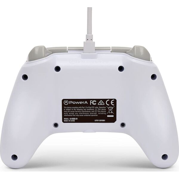 Pad PowerA przewodowy Xbox Series PC biały (1519365-01)