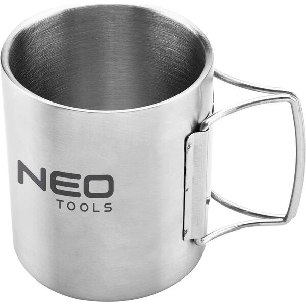 Neo Kubek turystyczny szara, aluminium, 0.3l, 63-150, Neo Tools (63-150) - NHKX15NNXSNO
