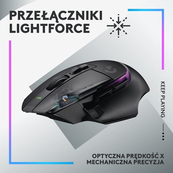 Mysz Logitech G502 X Plus  (910-006162)
