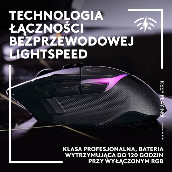 Mysz Logitech G502 X Plus  (910-006162)