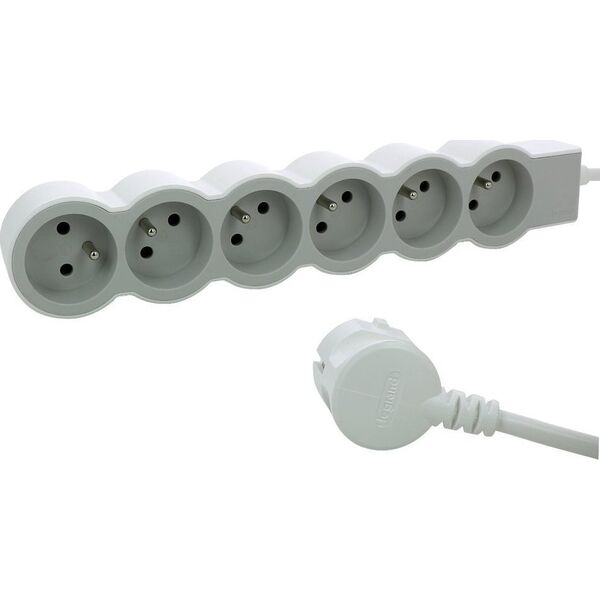 Legrand Przedłużacz 6X2P+Z 1.5M-B/S Legrand 049484 himp