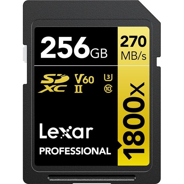 Karta Lexar Professional 1800x SDXC 256 GB Class 10 UHS-II/U3 V60 (LSD1800256G-BNNNG)