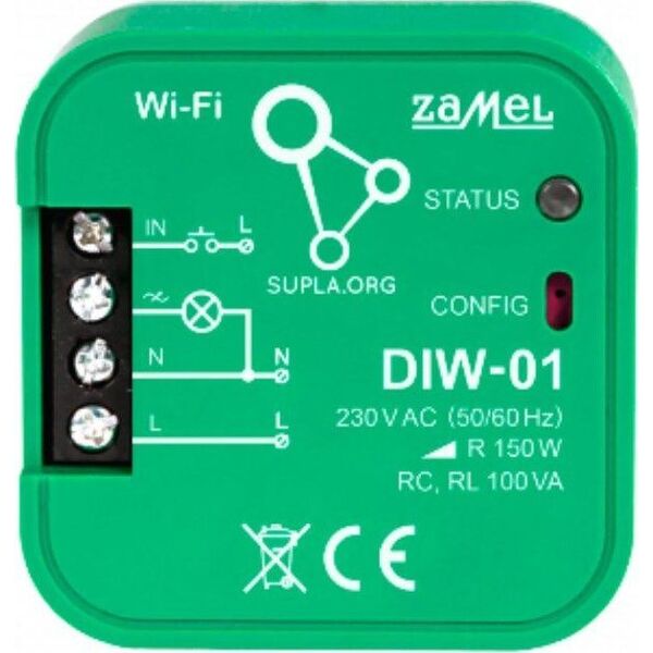 Zamel Supla - ściemniacz oświetlenia Wi-Fi DIW-01