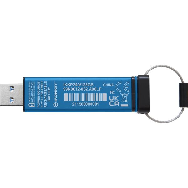 Pendrive Kingston IronKey Keypad 200, 128 GB  (IKKP200/128GB)
