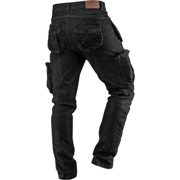 Neo Spodnie robocze 5-kieszeniowe DENIM, czarne, rozmiar XL 81-233-XL