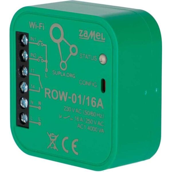 Zamel Supla - odbiornik 1-kanałowy dopuszkowy Wi-Fi ROW-01/16A