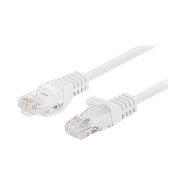 Lanberg Patchcord kat.6a UTP biały 10-pak Fluke Passed PCU6-20CC-0100