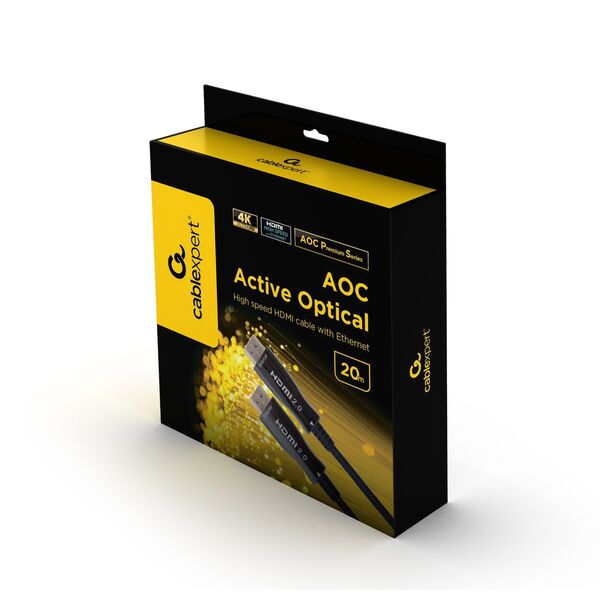 Kabel Gembird HDMI - HDMI 20m czarny (CCBP-HDMID-AOC-20M)