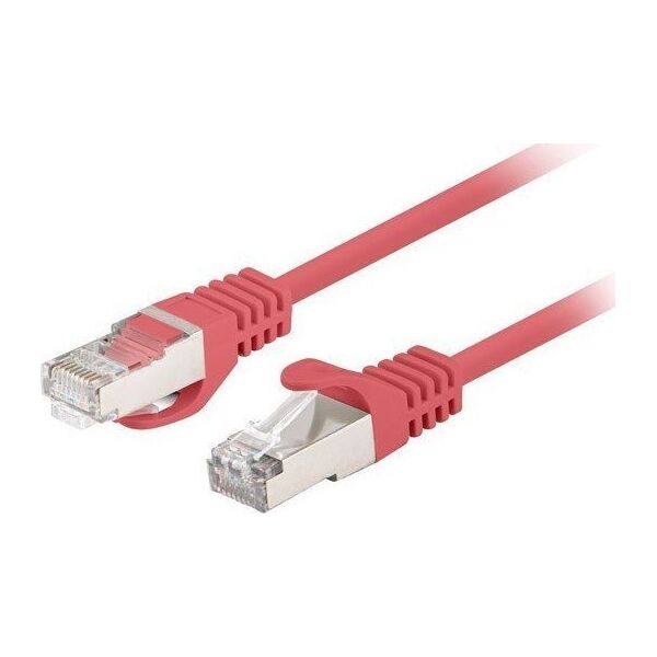Lanberg PATCHCORD KAT.6 FTP 0.5M CZERWONY FLUKE PASSED LANBERG 10-PACK