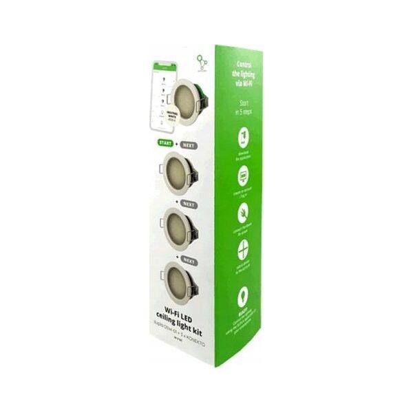 Lampa sufitowa Zamel SUPLA Zestaw 3 opraw downlight LED 4000K sterowanie WI-FI TYP: ZSO-01/4000 SPL10000034