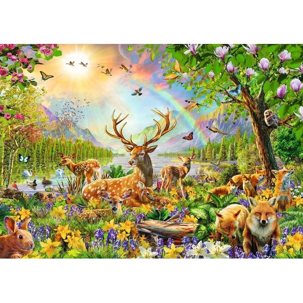 Ravensburger Ravensburger Childrens puzzle graceful deer family (200 pieces)