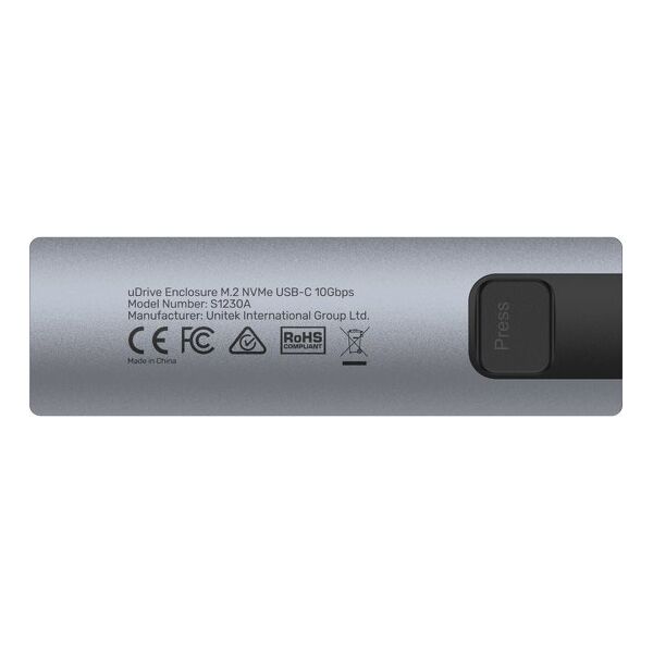 Kieszeń Unitek M.2 NVMe/SATA 10Gbps S1230A