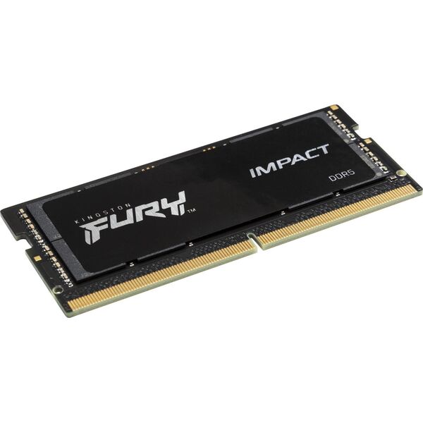 Pamięć do laptopa Kingston Fury Impact, SODIMM, DDR5, 64 GB, 5600 MHz, CL40 (KF556S40IBK2-64)