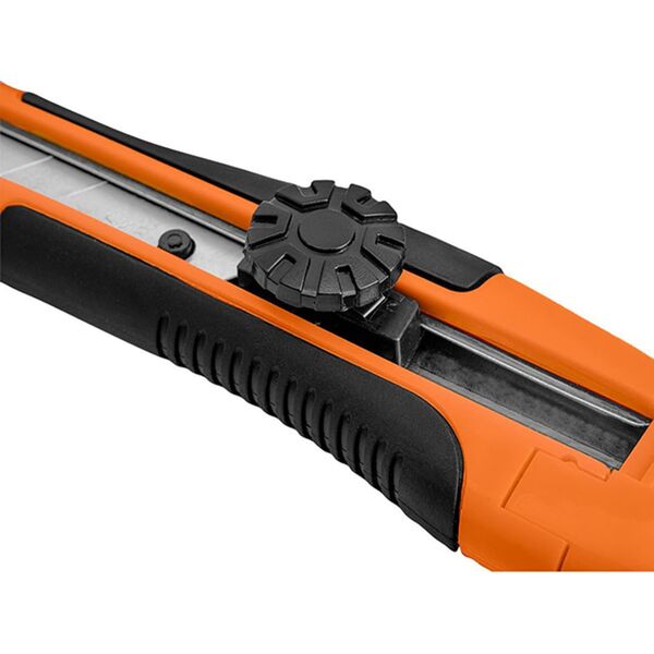 Neo Nóż z ostrzem łamanym (Snap-off blade knife 18mm, metal slideway)