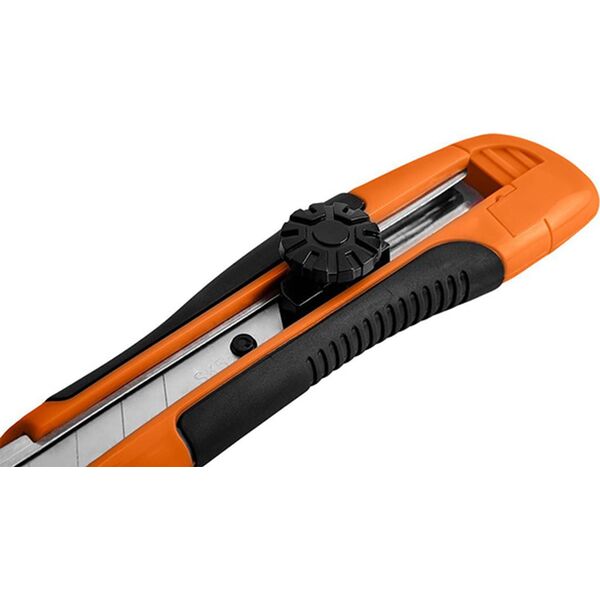 Neo Nóż z ostrzem łamanym (Snap-off blade knife 18mm, metal slideway)