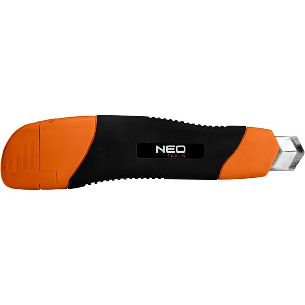 Neo Nóż z ostrzem łamanym (Snap-off blade knife 18mm, metal slideway)