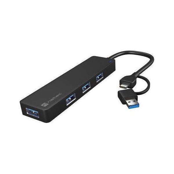 HUB USB Natec NHU-2023 1x USB-C  + 4x USB-A 3.0 (NHU-2023)