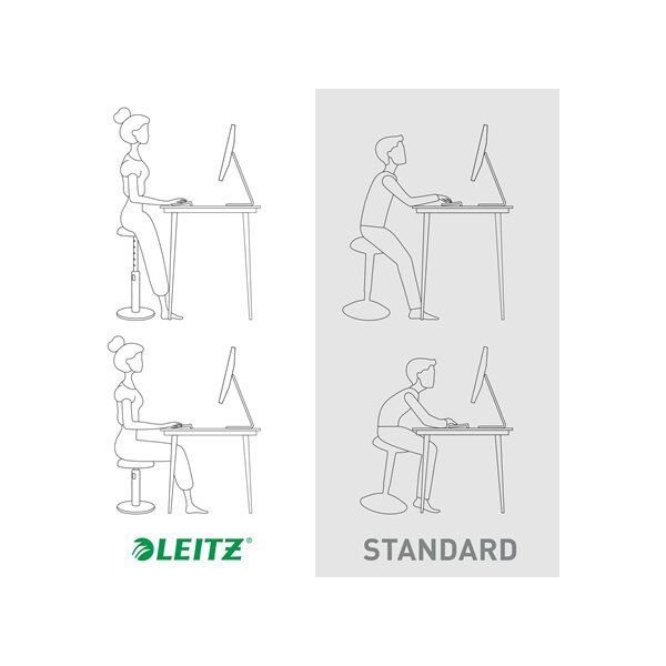 Leitz Leitz stołek Ergo Cosy żółty