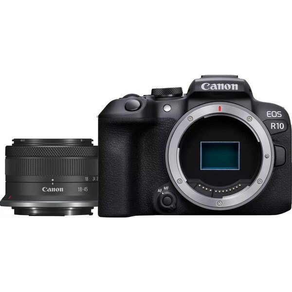 Aparat Canon EOS R10 + RF-S 18-45 mm f/4.5-6.3 IS STM (5331C010)