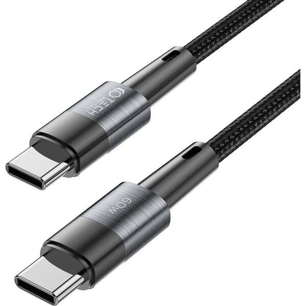 Kabel USB Tech-Protect USB-C - USB-C 0.25 m Czarny (THP2008)