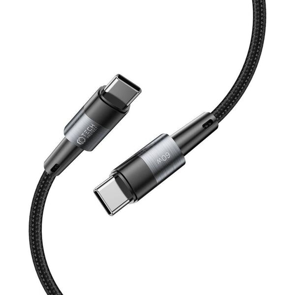 Kabel USB Tech-Protect USB-C - USB-C 0.25 m Czarny (THP2008)