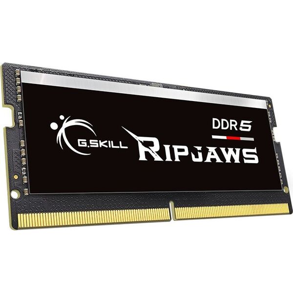 Pamięć do laptopa G.Skill Ripjaws, SODIMM, DDR5, 64 GB, 5600 MHz, CL40 (F5-5600S4040A32GX2-RS)