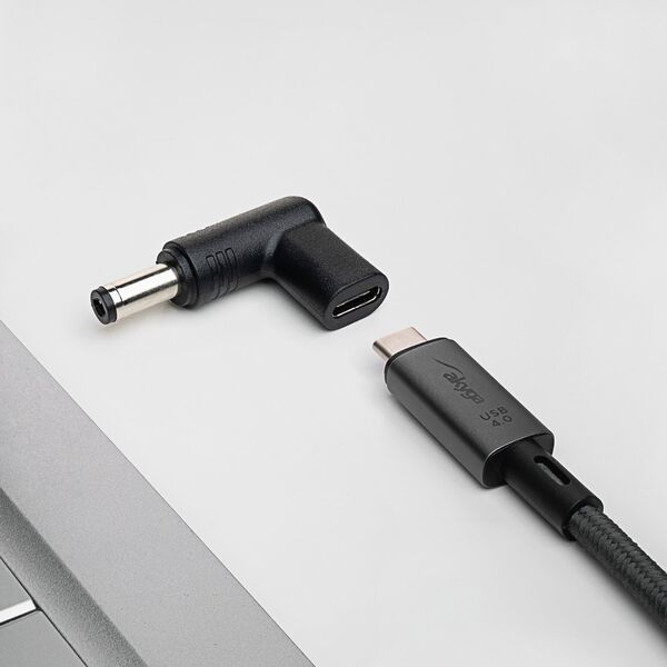 Zasilacz do laptopa Akyga Przejściówka do laptopa Akyga AK-ND-C02 USB-C / 5.5 x 2.1 mm