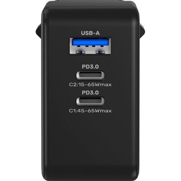 Ładowarka Unitek 1x USB-A 2x USB-C 3.25 A (P1117B)