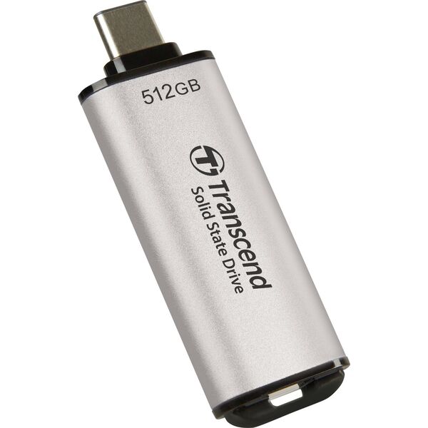 Dysk zewnętrzny SSD Transcend ESD300S 512GB Srebrny (TS512GESD300S)