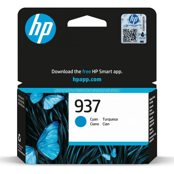 Tusz HP HP Atrament/HP 937 Cyan Original Ink Cart