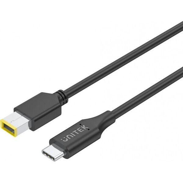 Kabel USB Unitek USB-C - Lenovo DC-in 1.8 m Czarny (C14115BK-1.8M)