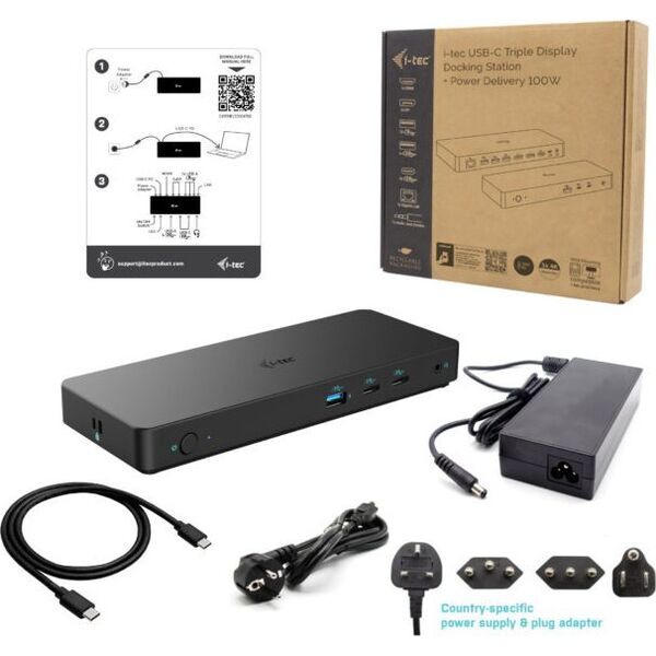 Stacja/replikator I-TEC USB-C (C31TRIPLEDOCKPDPRO2)