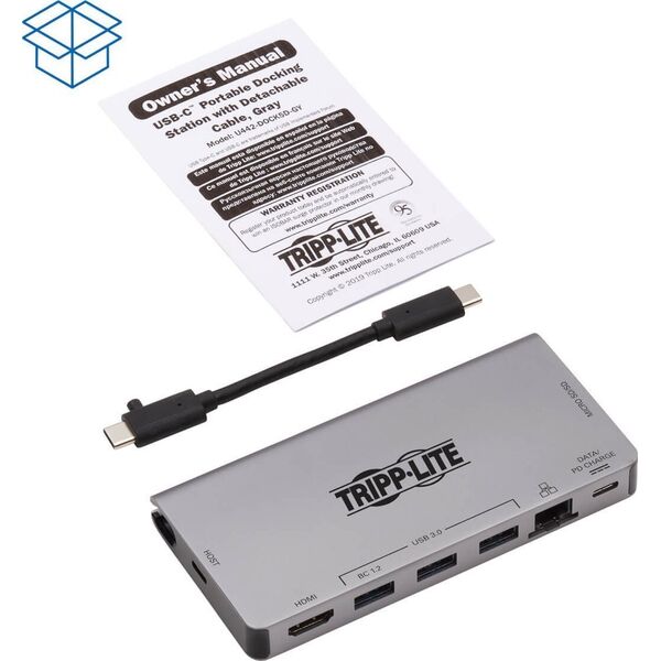Stacja/replikator Eaton USB-C (U442-DOCK5D-GY)