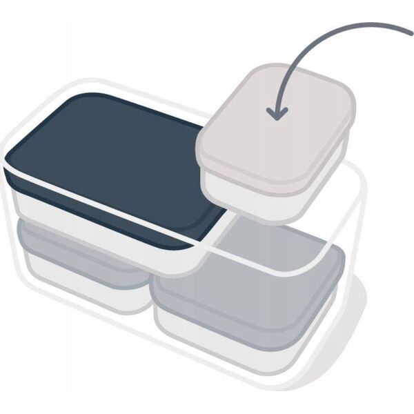 Monbento Monbento Zestaw 4 Pojemników Do Lunchboxów Extra